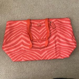 Authentic Coach travel tote bag